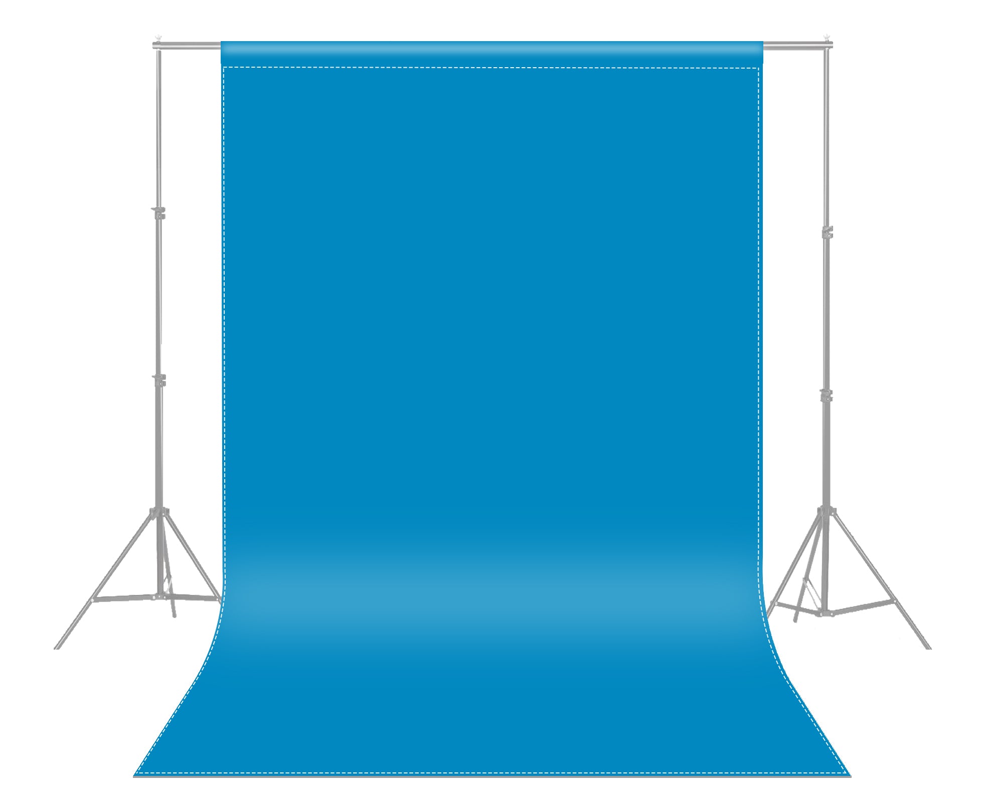 Avezano Blue Solid Colour Backdrop For Photography-AVEZANO